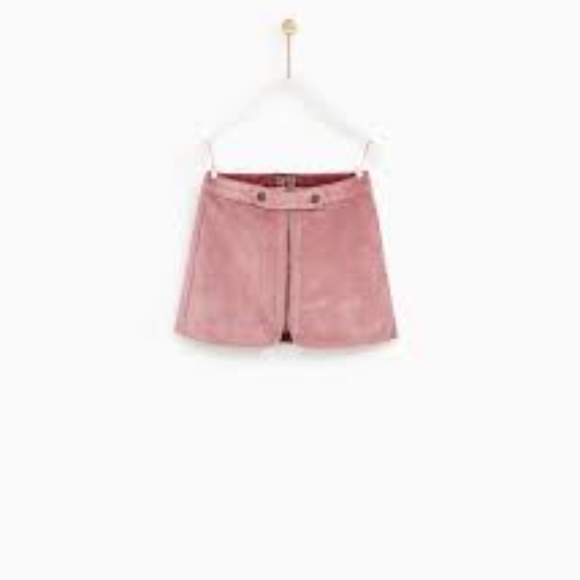 Zara Other - ZARA Girls Pink Zipper Skirt-  Size 5